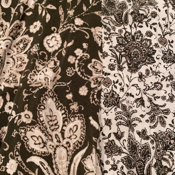 Torrid Summer Dress Size 0 Green Paisley two-tone - Picture 5 of 8